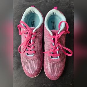 Propet Pink‎ and Blue Sneakers Breathable Mesh Comfort